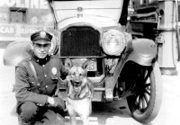 Kauper and police dog 1927